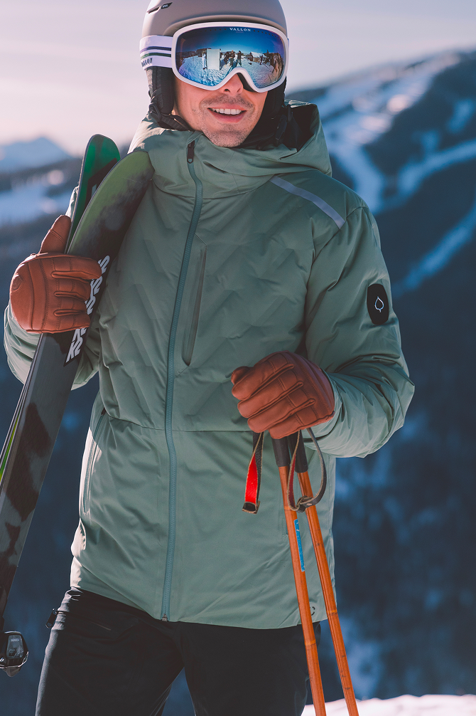 Man in Aspen Collection jacket