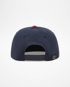 Aspen Collection Navy rope hat from back