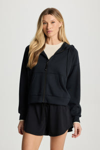Heather Essential Full Zip Hoodie | Aspen Collection