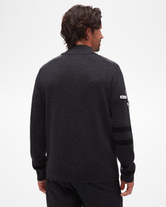 Legacy Charcoal Quarter Zip Sweater